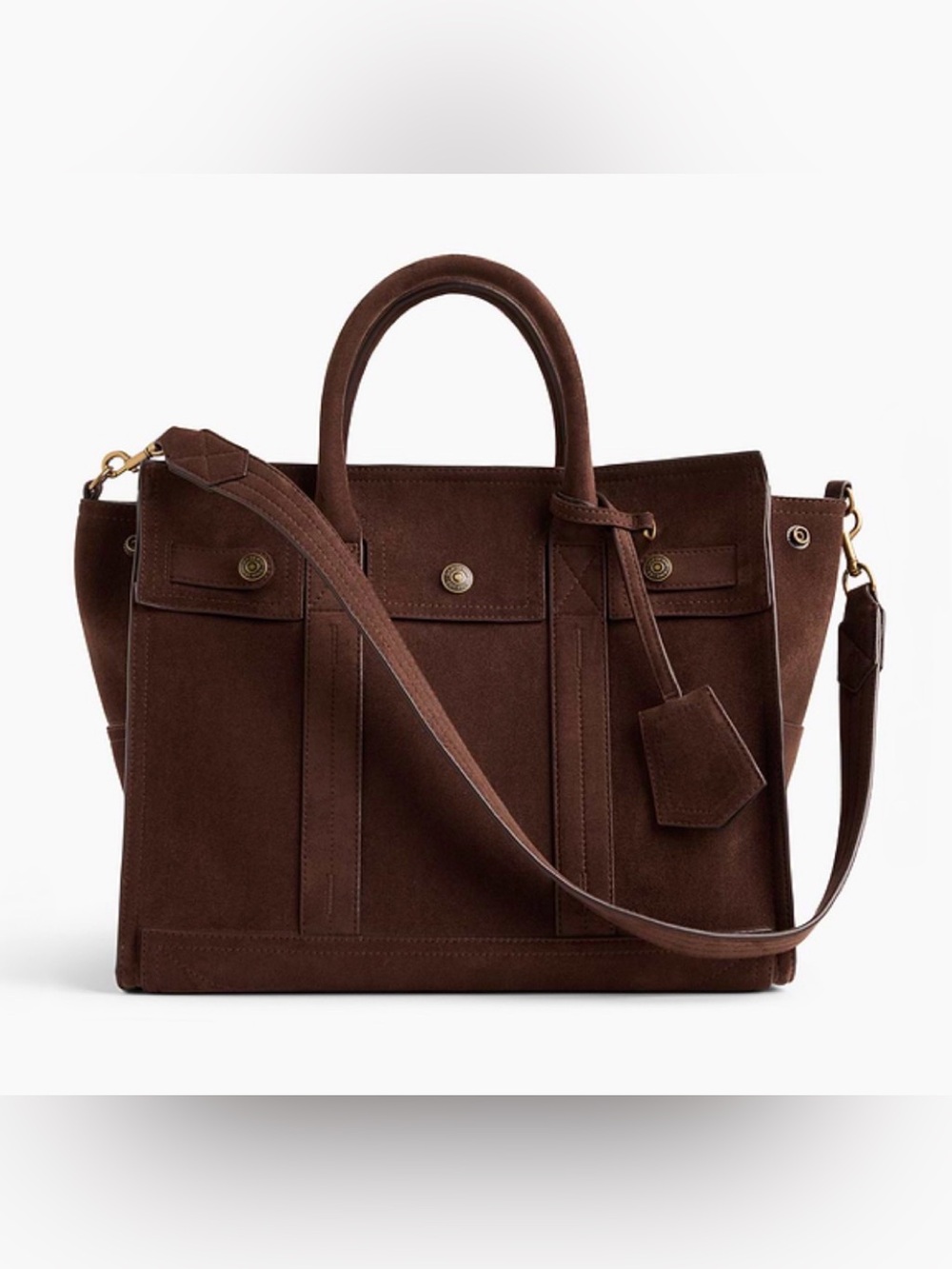 NWT GAP Vegan Suede Five Pocket Tote